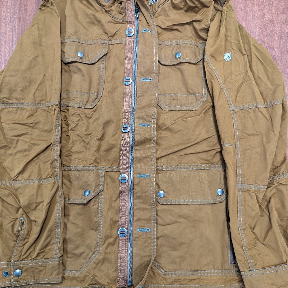KUHL lightweight waxed cotton blend Jacket
